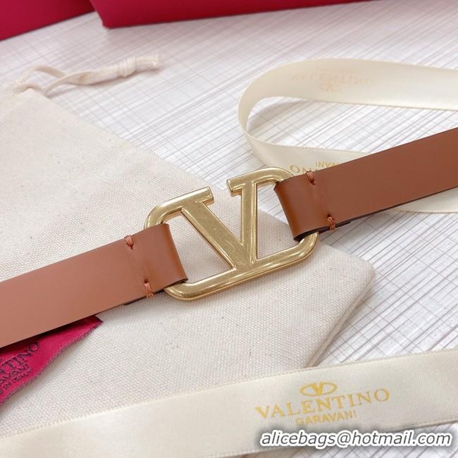 Top Design Valentino 20MM Leather Belt V7111-2