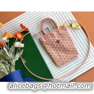 Famous Brand Goyard Original Claire Voie Tote Bag Mini 8003 Light Pink