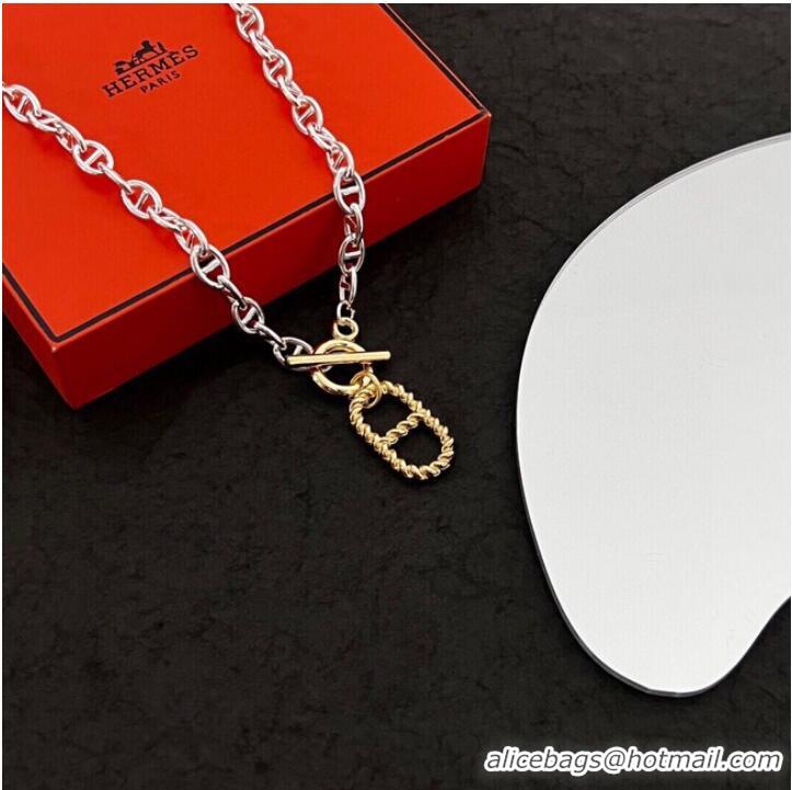 Luxury Discount Hermes Necklace CE9054 Gold