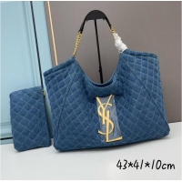 Good Product SAINT LAURENT SHOPPING Denim bag Y203310 blue
