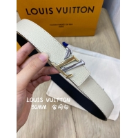 Unique Style Louis Vuitton 30MM Leather Belt 7097-1