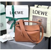 Buy Luxurious Loewe Puzzle Bag Leather 1310 brown