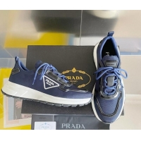 Discount Prada Men's PRAX 01 Sneakers in Re-Nylon Blue 261125