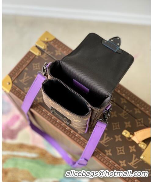 Most Popular Louis Vuitton S-Lock Vertical Wearable Wallet in Monogram Canvas M81522 Brown/Purple 2023
