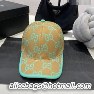 Market Sells Gucci GG Baseball Hat 0307102 Brown/Green 2023