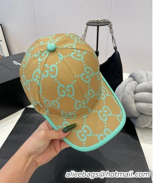 Market Sells Gucci GG Baseball Hat 0307102 Brown/Green 2023