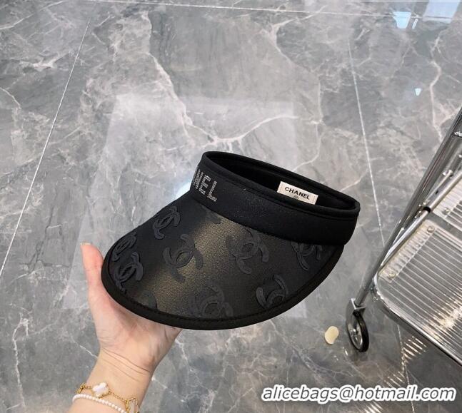 Unique Style Chanel CC Visor Hat CH0311 Black 2023