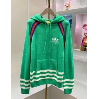 Spot Bulk Gucci x Adidas Hoodie Sweater G020625 Green 2023