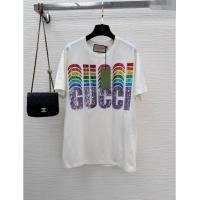 Luxury Classic Gucci Sequin T-shirt G20897 White 2023