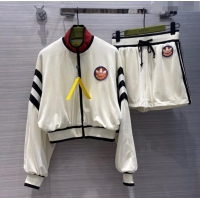 Well Crafted Gucci x Adidas Jacket and Shorts G22317 White 2023