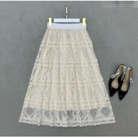 Famous Brand Discount Dior Skirt D3308 Beige 2023