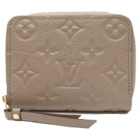 Buy Discount Louis Vuitton Monogram Empreinte Zippy Coin Purse M68696 Tourterelle Beige