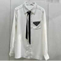 Traditional Discount Prada Shirt 021335 White 2023