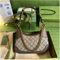 Super Quality Gucci Aphrodite small shoulder bag 731817 brown