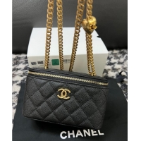 Unique Style Chanel VANITY WITH CHAIN AP3120 black