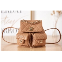 Reasonable Price Chanel MINI BACKPACK AS3787 brown