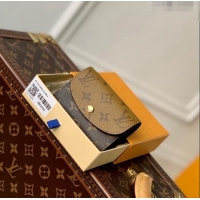Hot Sell Cheap Louis Vuitton Rosalie Coin Purse Wallet in Monogram/Reverse Canvas M82333 2023