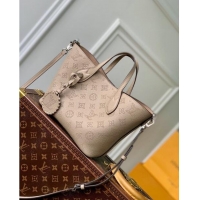 Good Product Louis Vuitton Blossom PM Tote Bag in Mahina Perforated Calfskin M21849 Grey 2023
