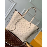 Good Product Louis Vuitton Blossom MM Tote Bag in Mahina Perforated Calfskin M21852 Beige 2023