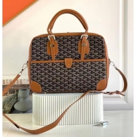 Super Quality Goyard Ambassade Bag Small Briefcase G2389 Black And Tan