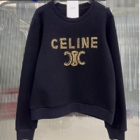 ​Most Popular Celine Sweatshirt 0201 Black 2023