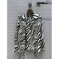 ​Buy Fashion Discount Gucci Silk Shirt G32816 White/Black 2023