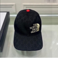Top Quality The North Face x Gucci Baseball Hat 0105 Black 2023