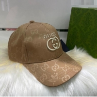 Popular Style adidas x Gucci Print Baseball Hat 021656 Brown 2023