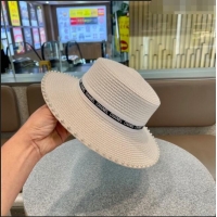 Reasonable Price Chanel Straw Hat with Pearl CH22706 White 2023