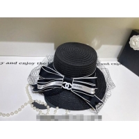Famous Brand Chanel Bucket Hat 031154 Black 2023