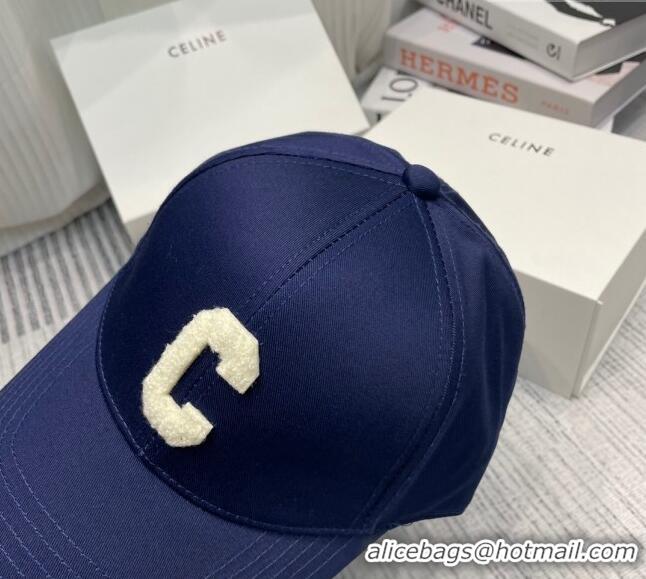 Most Popular Celine C Baseball Hat C1208 Blue 2022