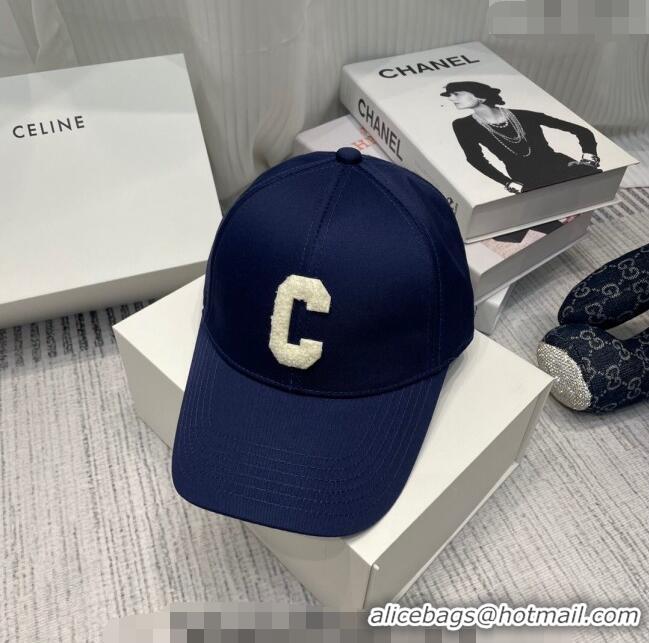 Most Popular Celine C Baseball Hat C1208 Blue 2022