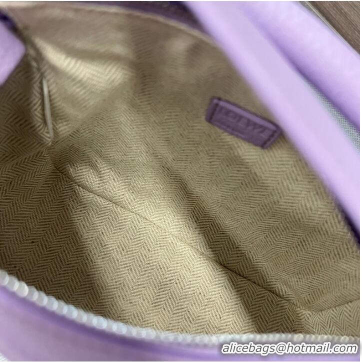 Luxury Cheap Loewe mini Puzzle Bag Original Leather 6223 purple