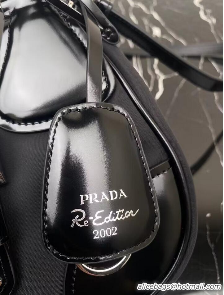 Reasonable Price Prada Moon padded nappa-leather bag 1AC811 black