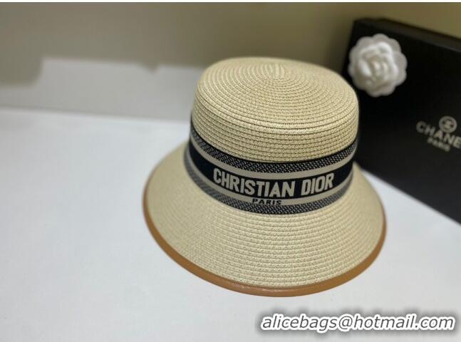 Buy New Cheap Dior Straw Hat D22730 Beige 2023