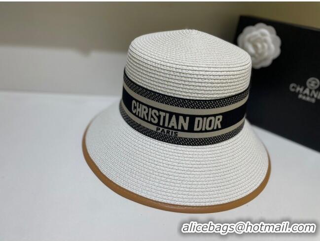 Super Quality Dior Straw Hat D22729 White 2023