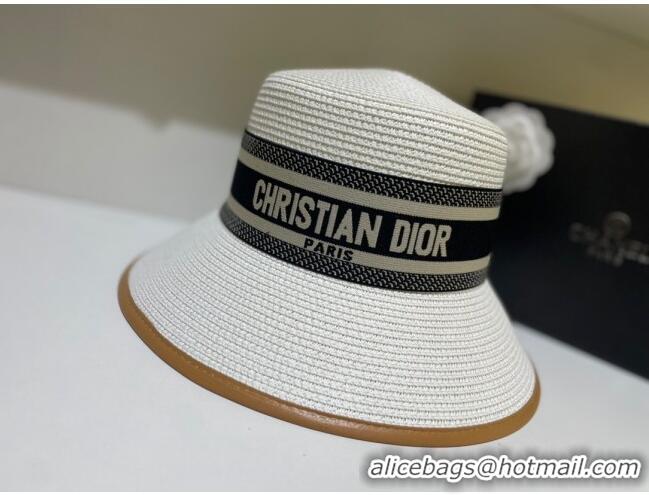 Super Quality Dior Straw Hat D22729 White 2023