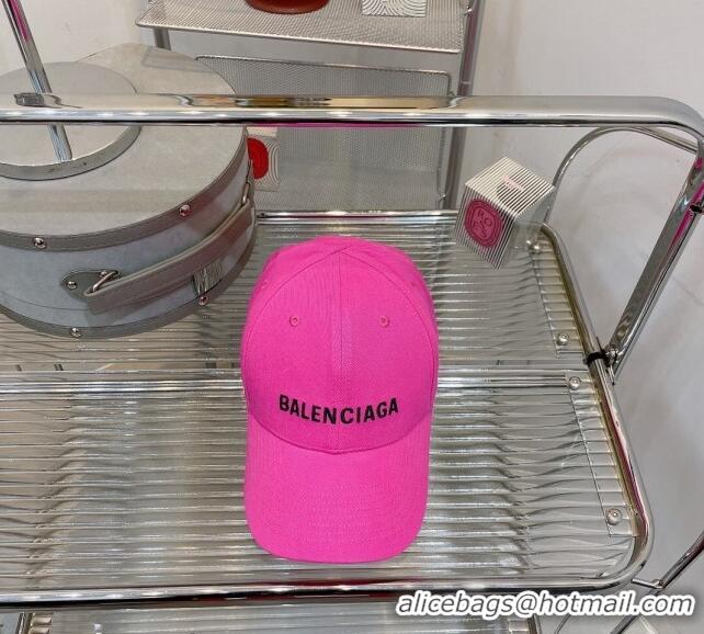 Grade Quality Balenciaga Canvas Baseball Hat 1208 Pink 2022