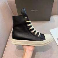 Buy Cheap Rick Owens High-top Leather Trainers RO8741