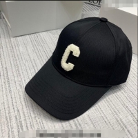 Famous Brand Celine C Baseball Hat CE1208 Black 2022