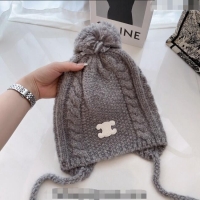 Reasonable PriceCeline Knit Hat 120816 Grey 2022