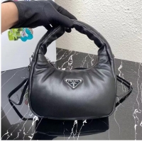 Top Quality Prada Soft padded nappa leather mini-bag 1BA384 black