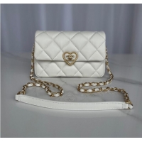 Promotional Chanel MINI FLAP BAG AS3986 white