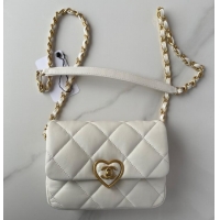 Affordable Price Chanel MINI FLAP BAG AS3979 white