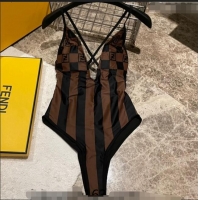 Most Popular Fendi Swimwear 0408 Brown/Black 2023