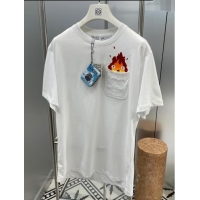 ​Grade Quality Loewe Cotton T-shirt L41214 White 2023 (For women and men)