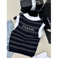 ​Famous Brand Chanel Wool Vest CH41211 Black 2023