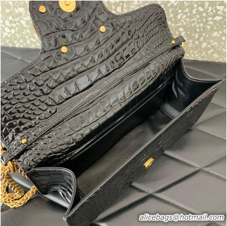 Top Quality VALENTINO GARAVANI Loco Calf leather bag 2A0K30 BLACK