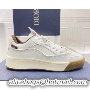 Sumptuous Dior B713 Cactus Jack Sneakers in Leather and Mesh White 2100978