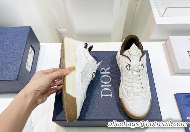 Sumptuous Dior B713 Cactus Jack Sneakers in Leather and Mesh White 2100978